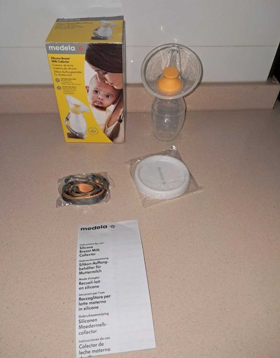 Coletor de Leite Materno em Silicone Medela – Como Novo
