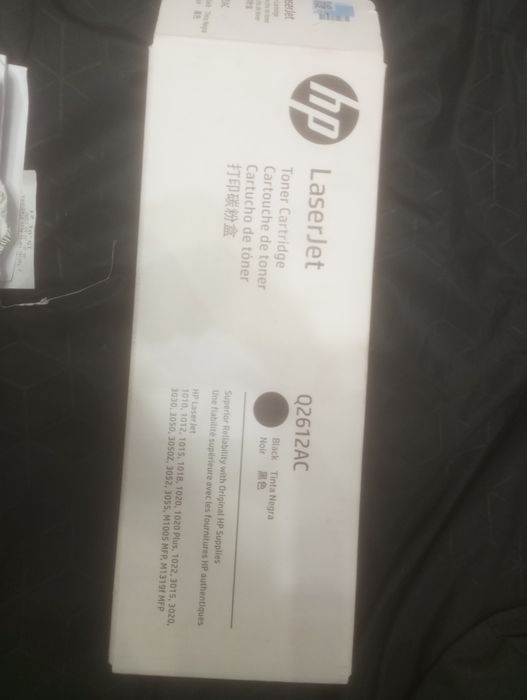 Nowy oryginalny Toner HP 12A Q2612AC 2000 stron Czarny