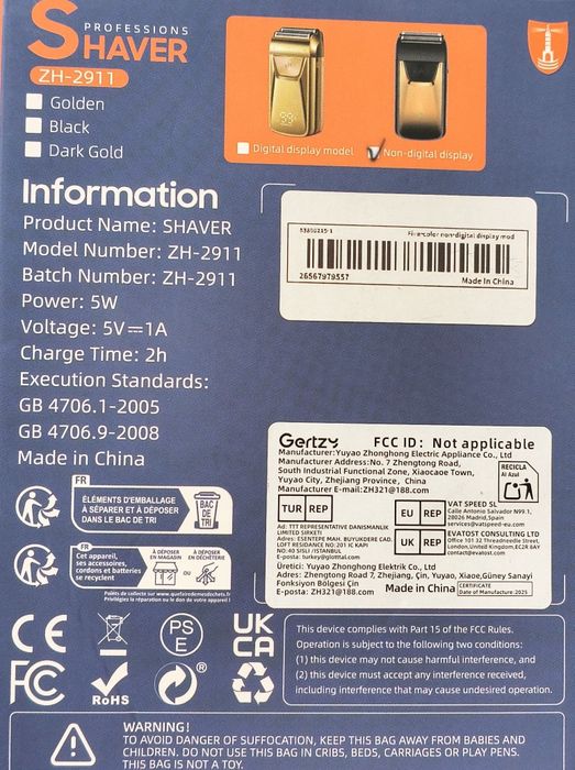 Profesjonalna maszynka do golenia