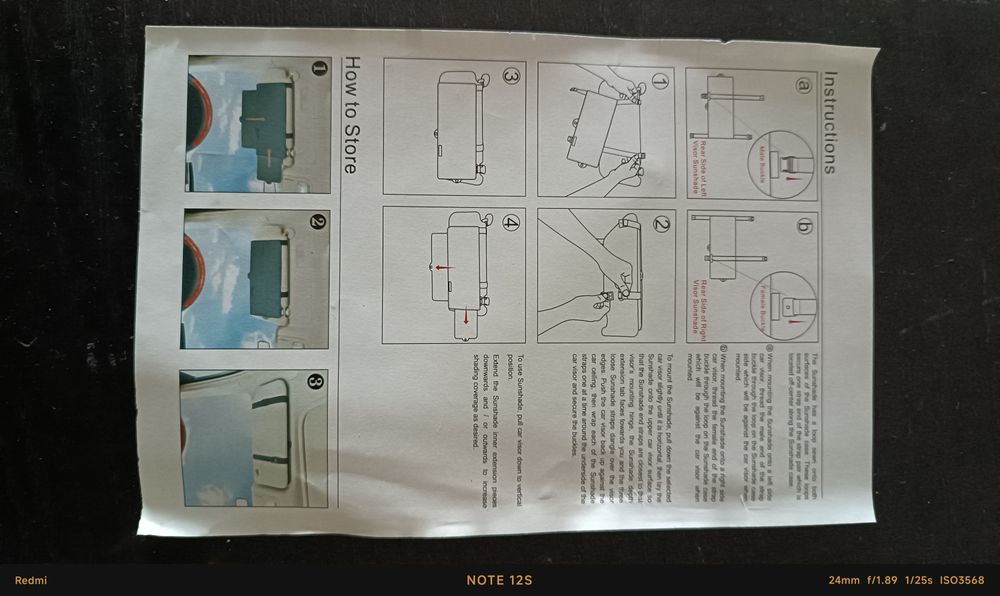 Extensão de visor/extensor de parasol auto