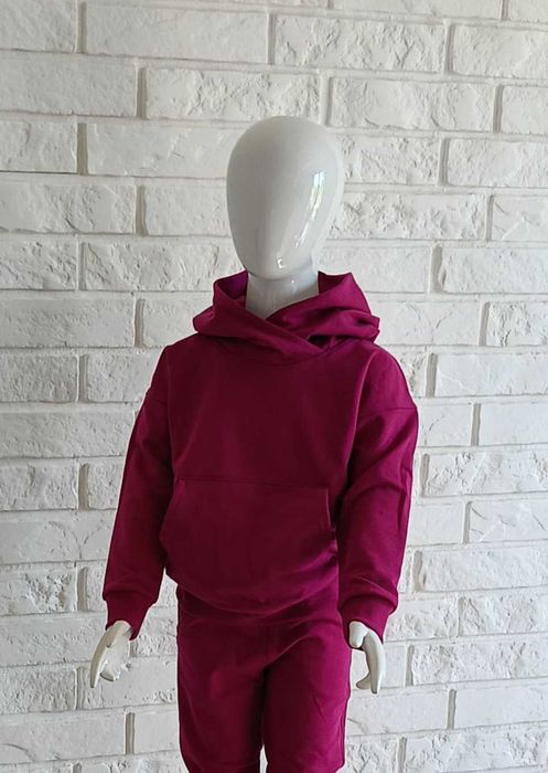MROFI Komplet Dres Family Junior AMARANTOWY RÓŻ 110 cm