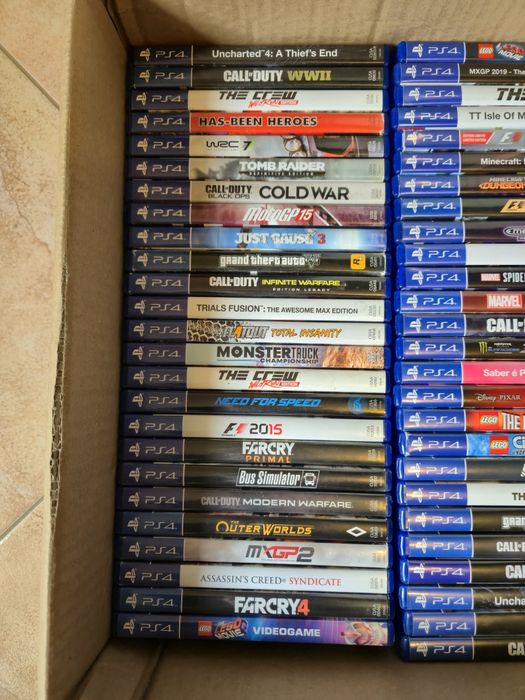 Jogos Playstation 4 desde 8€ venda individual ou lote