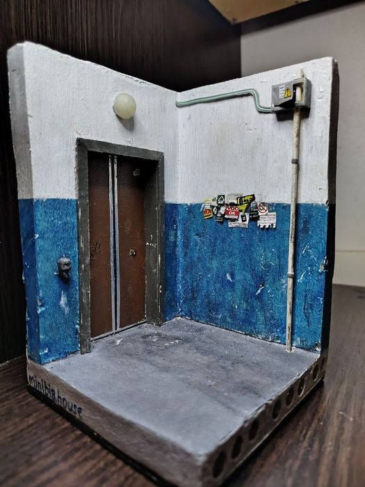 Діорама Під'їзд  1:15