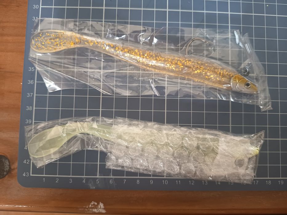 Jigs vinil pesca com cabeçote