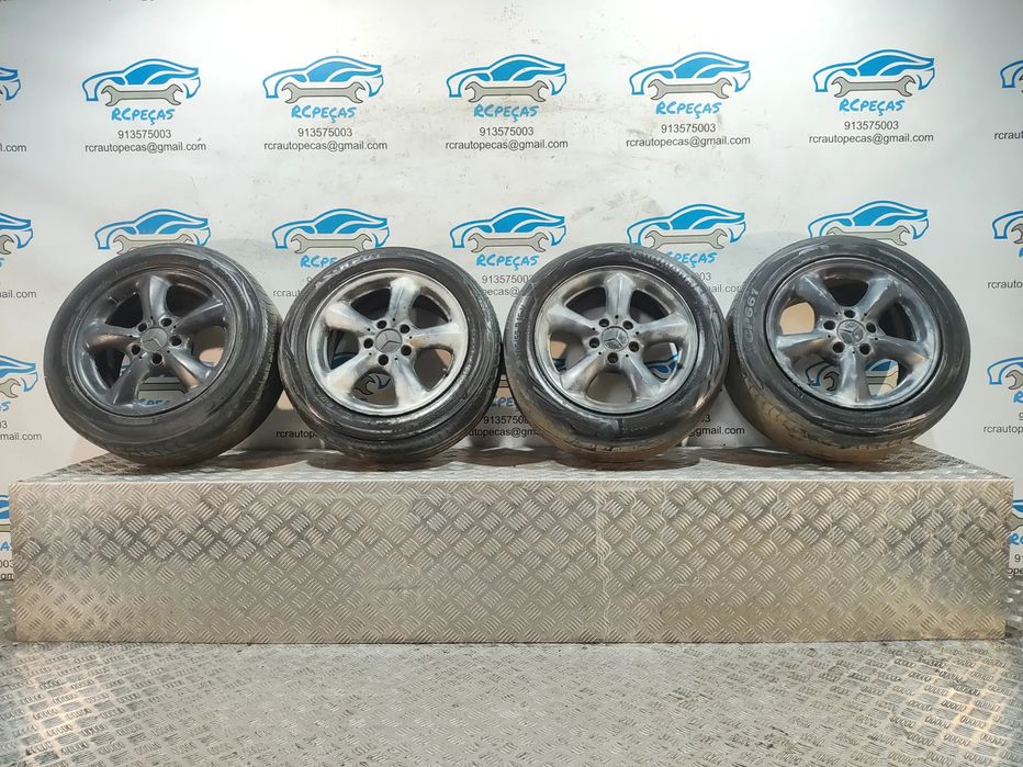 Conjunto Jantes 16 Originais Mercedes Benz SLK R170 7J 8J ET37 ET30