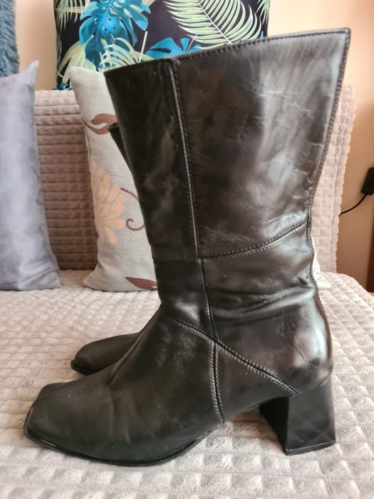 Botki ze skóry,roz.37