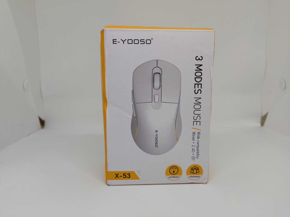 Миша бездротова E-Yooso X-53, Bluetooth, нова, 700 mah, rgb, 4000 dpi