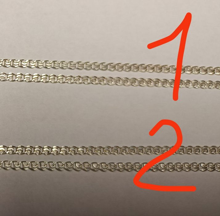 Нові срібні ланцюжки і браслети