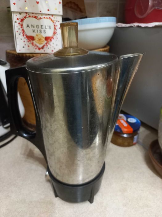 Электрокофеварка "Экспресс"СССР гейзерная (нержавейка)