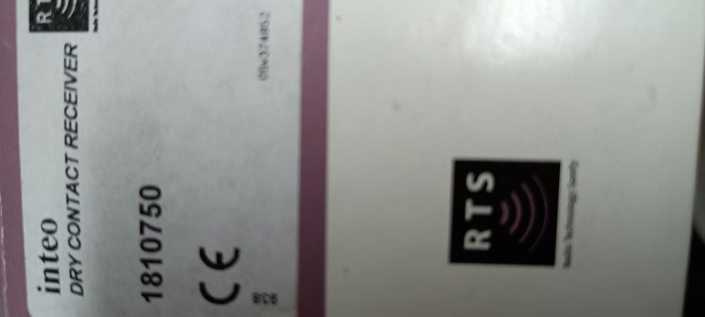 Somfy Dry contact receiver RTS