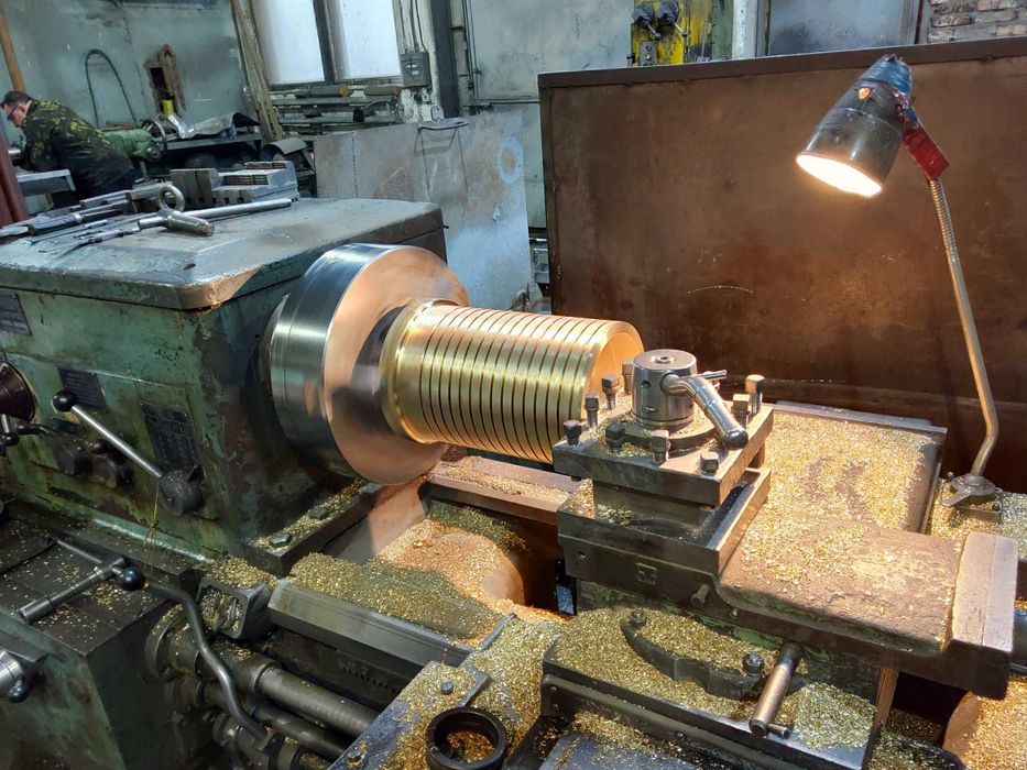 Втулка бронзова, бронза круг, плоска заготовка,(БрОЦС555,БрАЖ9-4,БрОФ)