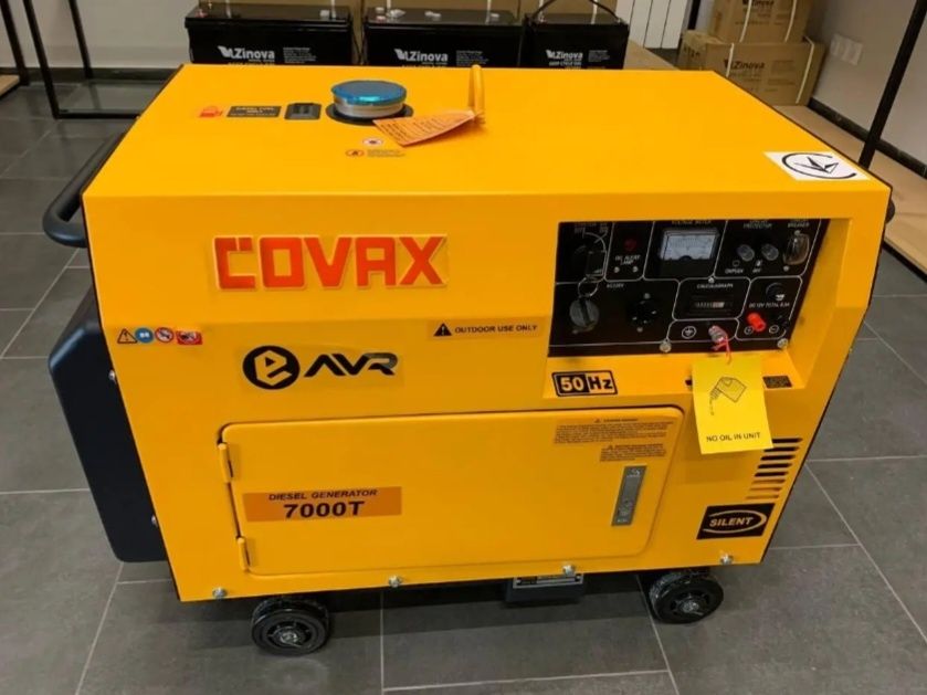 (РАСПРОДАЖА)Генератор  COVAX KDE 7000T 5.0 кВт дизель