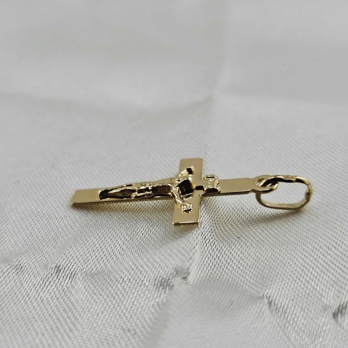Złota zawieszka KRZYŻYK 0,76g PR.585 14K dł. 2,7cm