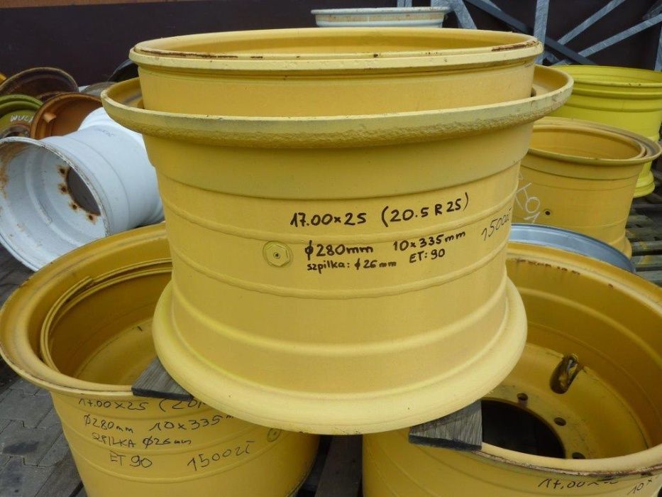 Felga używana 17.00x25 10x335 ET90 800zł D12