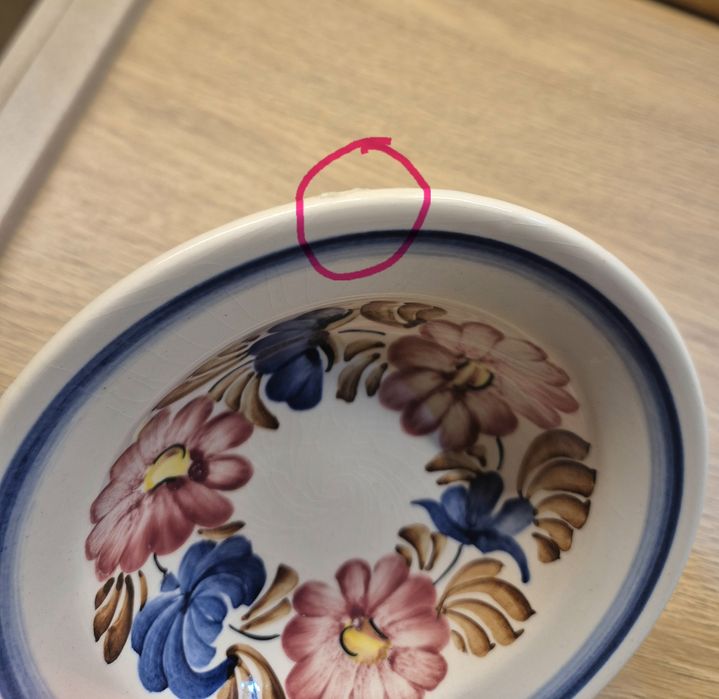 Talerzyki/miseczki z Włocławka 7 szt.