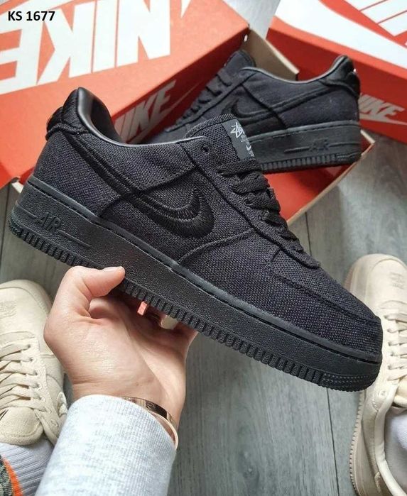 Кросівки Nike Air Force 1 Low Black Low. АРТ: KS 1677