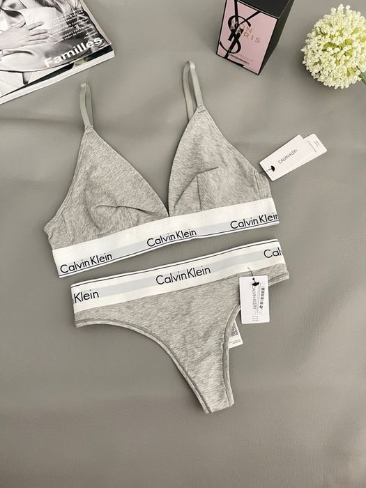 ХІТ ПРОДАЖУ! Комплект  білизни Calvin Klein трикутний ліфчик