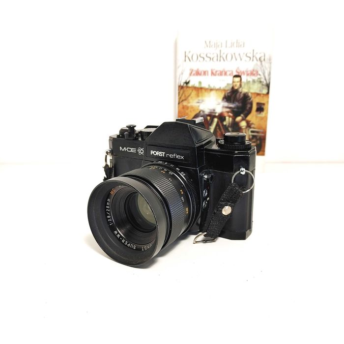 Lustrzanka Analogowa Porst M-CE - Chinon CE II Memotron - Lens 28 mm