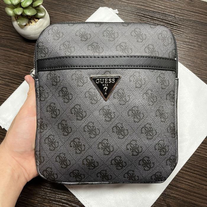 ПОДАРУНОК‼️ Сумка чоловіча через плече GUESS VEZZOLA, гес, гуес