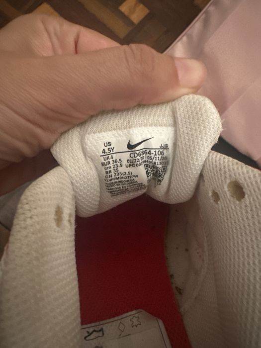 Sapatilhas nike air vermelhas 36.5