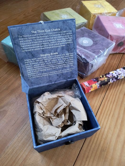 Conjunto de 7 Taças de Som - Chakras