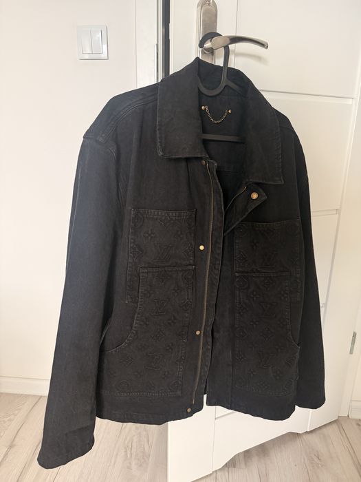 Męska jeansowa kurtka Louis Vuitton