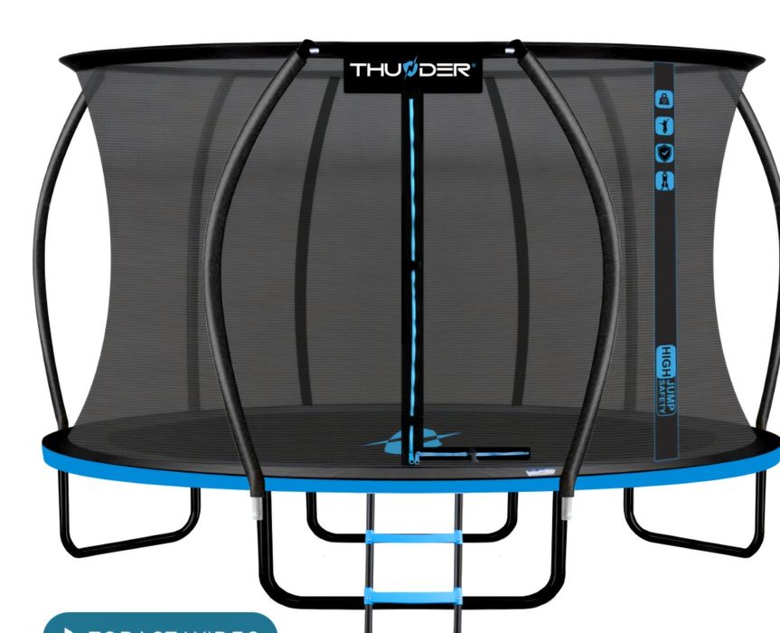 Trampolina Thunder 14ft z siatką wewnętrzną