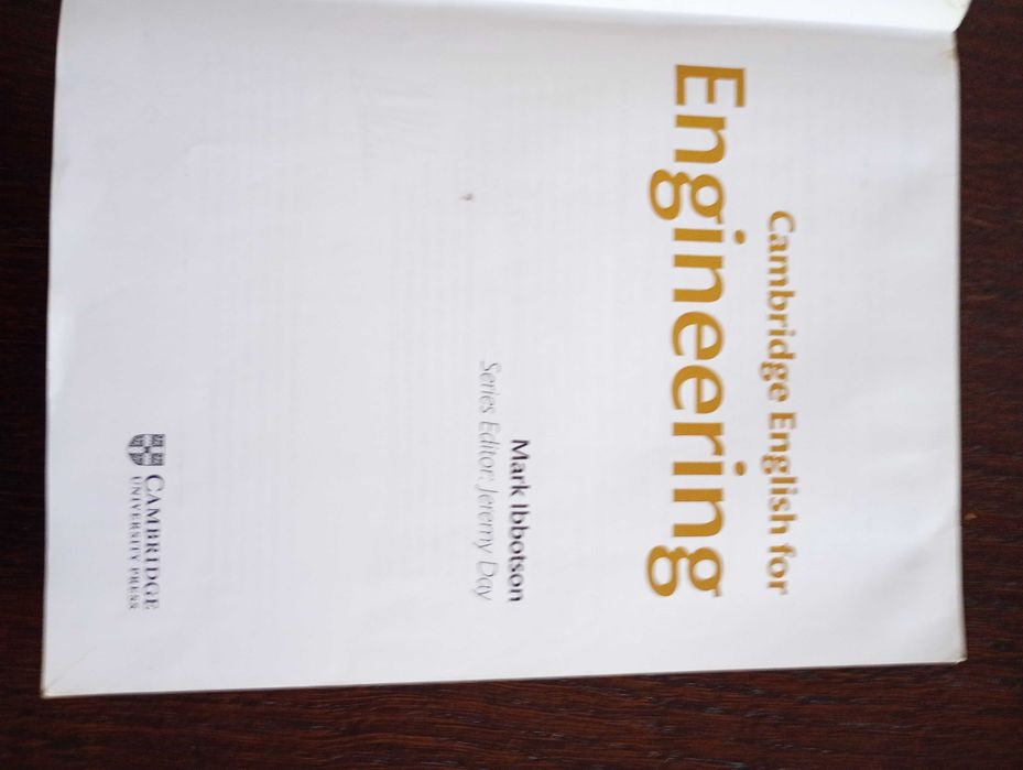 Cambridge English for Engineering