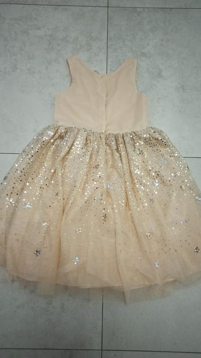 Śliczna sukienka balowa impreza tiul cekiny H&M
