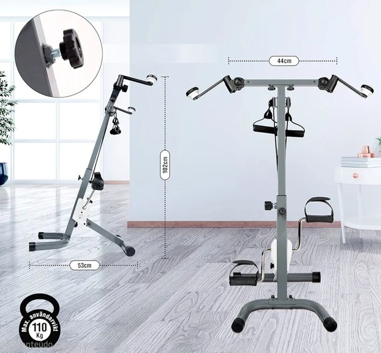 Bicicleta estática 3 em 1 nova e embalada (sem assento)