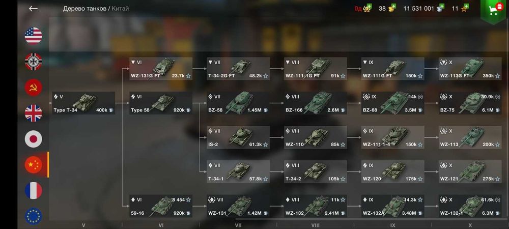 Аккаунт в wot blicz