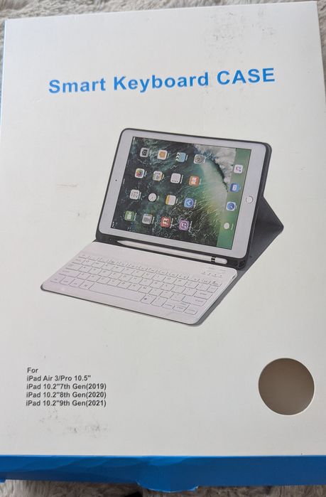 Чохол клавіатура для iPad 7/8/9 покоління 10,2ʼʼ iPad Pro 10,5”,