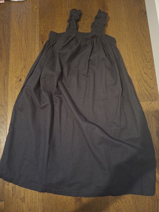 Bawelniano lniana sukienka H&M rozmiar 134