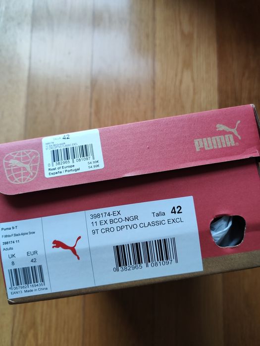 Sapatilhas tenis Puma original 9t brancos casual terraces