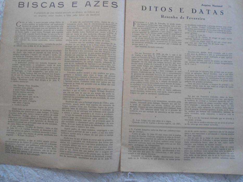 Revista Arquivo Nacional nº 212, ano V, 29/1/1936