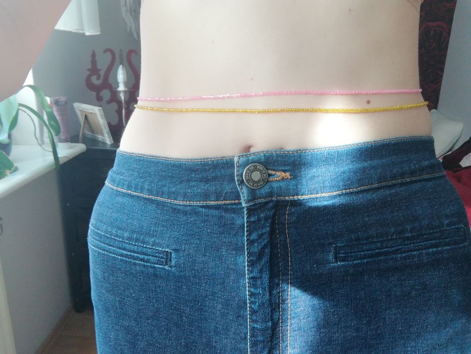 Koraliki na talię - waist beads