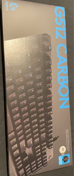 Teclado Mecânico Logitech G512 Carbon Brown Switches Novo