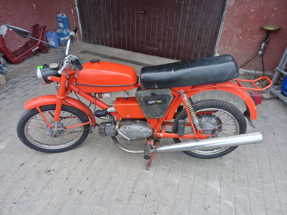 Części romet ogar 200, silnik jawka,rama z dokumentami Bak lagi itp