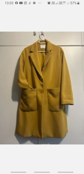 Płaszcz Bershka rozmiar s