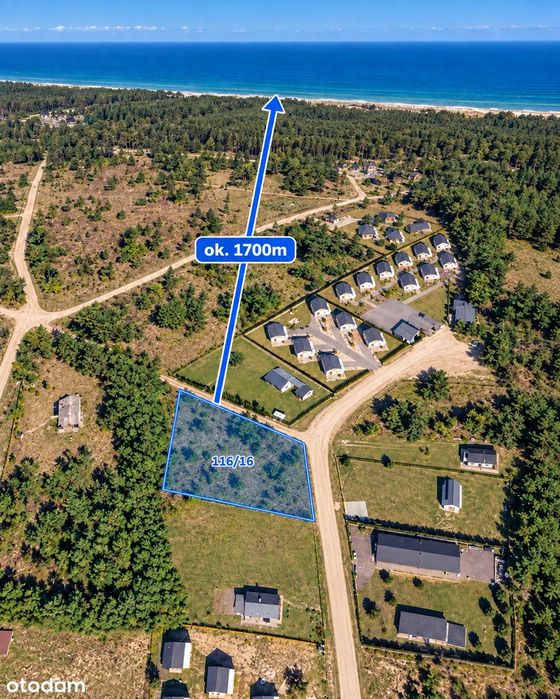 Lubiatowo | 1726 m² | MPZP | 1700 m od morza