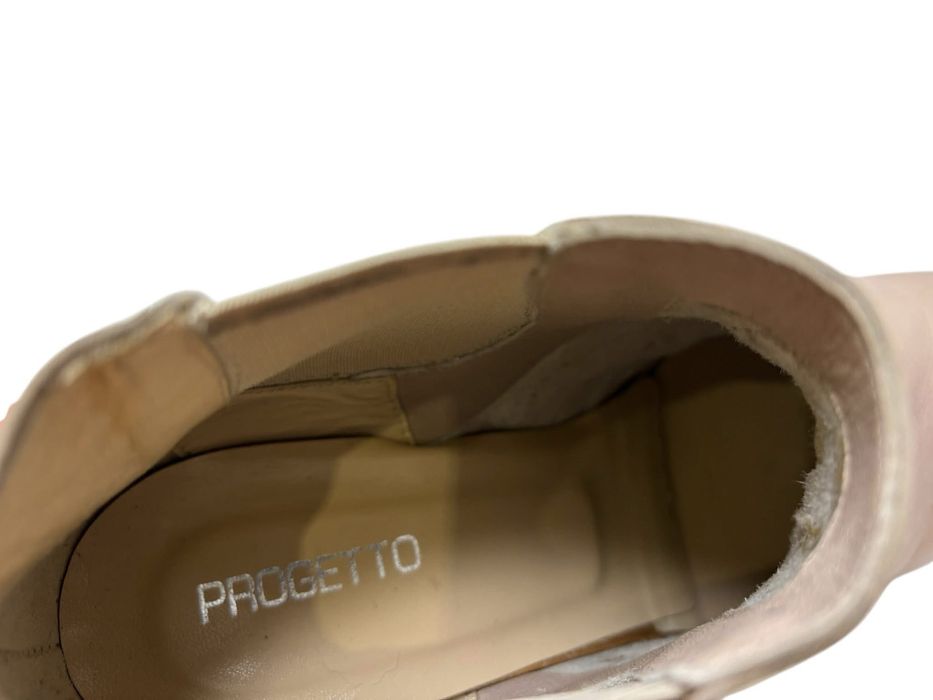 Botki skorzane Progetto rozmiar 37