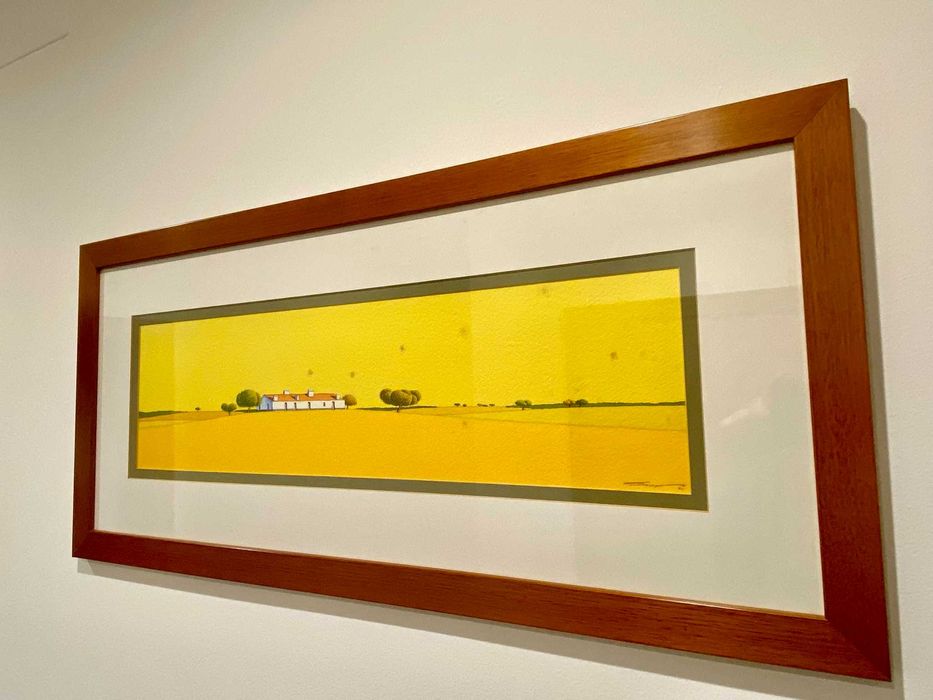 Aguarela original de António Eiras