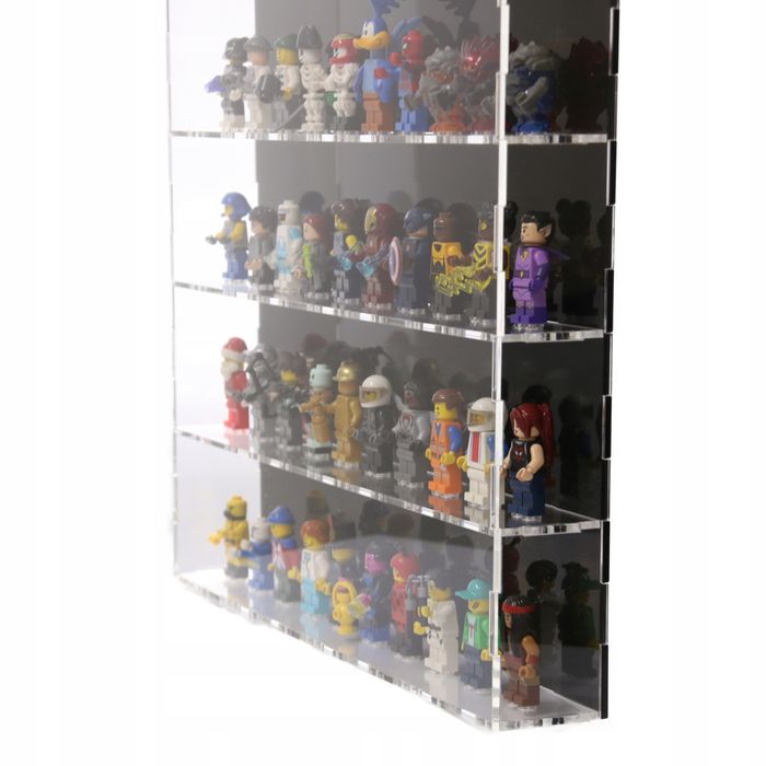 Duża Gablota Pojemnik Witryna Na 50 Lego Minifigurki Figurki