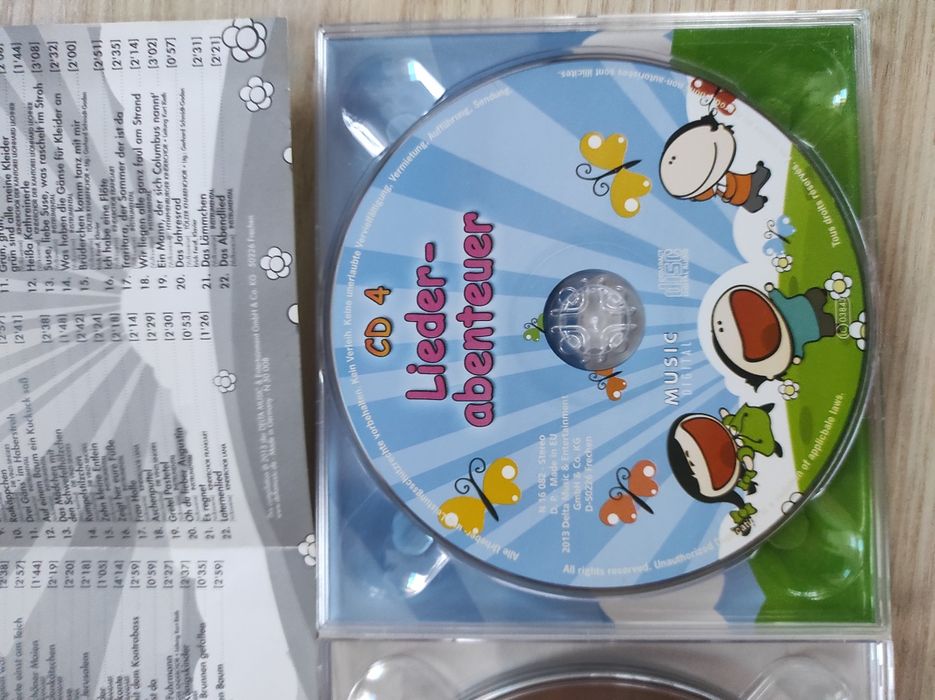 Box CD piosenki dla dzieci. Kinderlieder