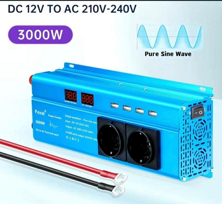 Інвентор Foval, Tataliken з чистою синусоїдою 2200w,3000w