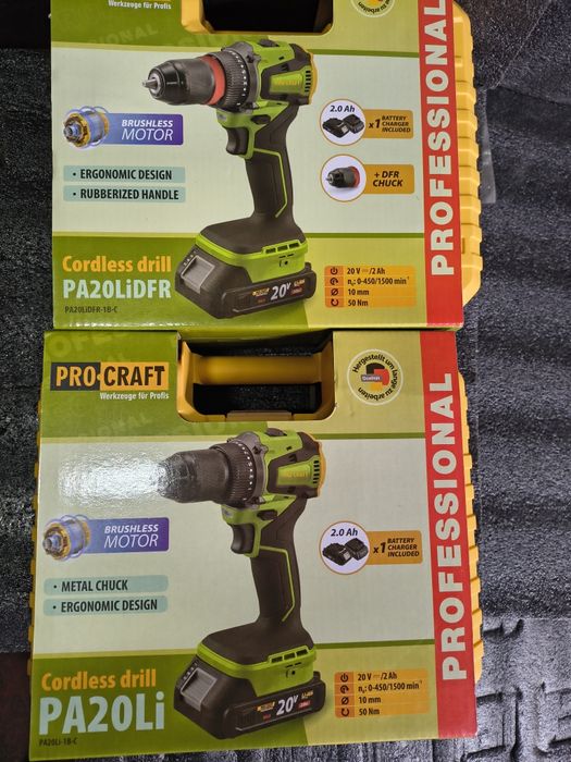 Безщітковий шурупокрут Procraft Pa18Pro