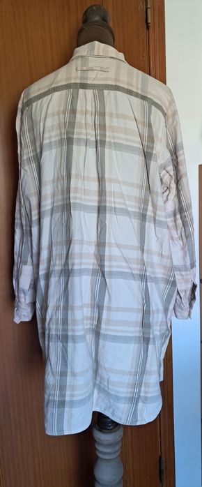 Camisa Túnica Comprida Xadrez Women's Secret Tam. S (100% Algodão)