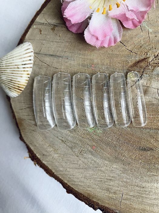 Formy Szablony/Dual Form/Kwadrat/do żelu akrylożelu, 120 sztuk