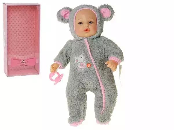 Lalka Bobas W Kombinezonie 40Cm Z Dźwiękiem Box Adar. Nowy Produkt