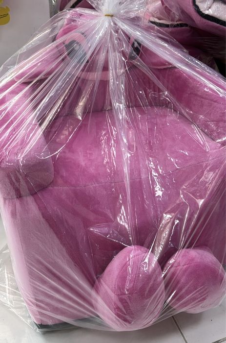 Cadeira sofa stitch pikachu angel rosa